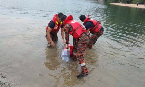 Remaja lemas di Tasik Tiga Beradik