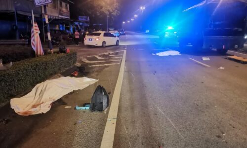 Tragedi persimpangan lampu isyarat, dua penunggang maut