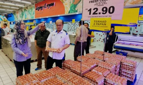 Isu kekurangan telur di pasaran pulih hujung bulan ini