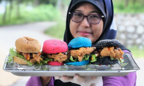 ‘Burger pelik’ tarikan baharu Pengkalan Balak