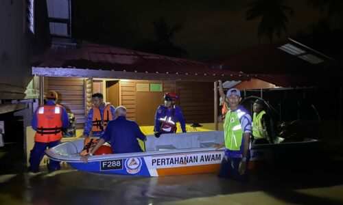 Dua PPS dibuka di Melaka, 29 mangsa banjir dipindahkan