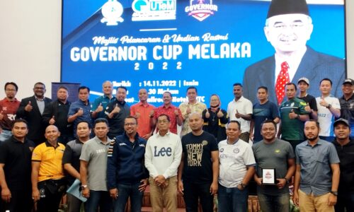 Governor Cup 2022 rancakkan arena bola sepak Melaka
