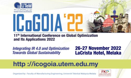UTeM anjur persidangan antarabangsa ICoGOIA 2022