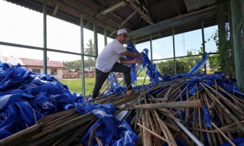 Tempoh 14 hari turunkan bendera, bahan kempen