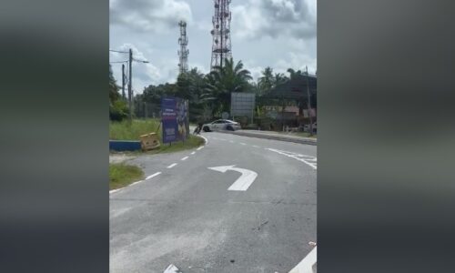 Penunggang motosikal tular lari daripada polis berjaya ditahan