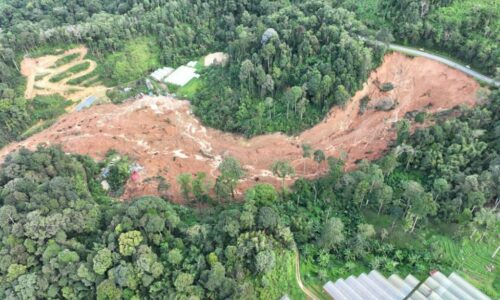 Tanah runtuh: Tiada rekahan jalan di kawasan terlibat