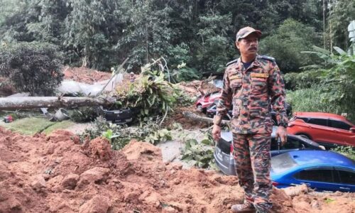 Tanah runtuh: Saksi dengar bunyi kuat sebelum lihat tapak khemah ditimbus tanah