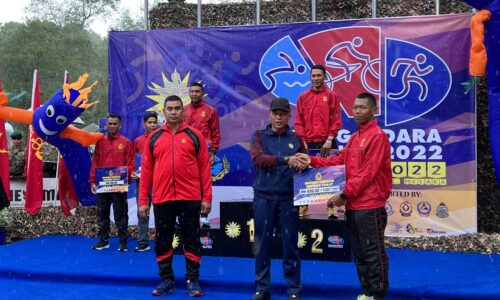 Sukan Triathlon ATM dianjur dwitahunan