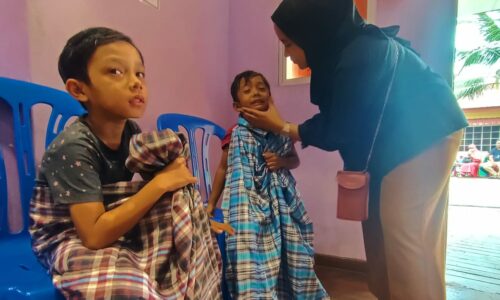 ‘Tak sakit pun, cuma pedih sikit’