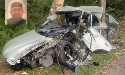 Ketua Penolong Pengarah maut kereta rempuh pokok