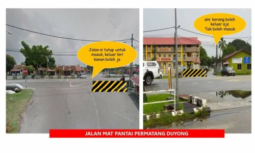 Tutup satu simpang, elak kemalangan