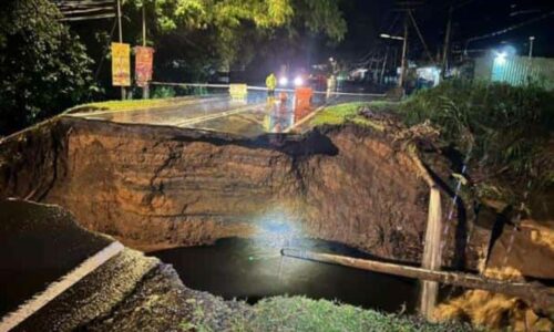Banjir: Empat jalan terputus hubungan, 45 orang dipindahkan di Ranau