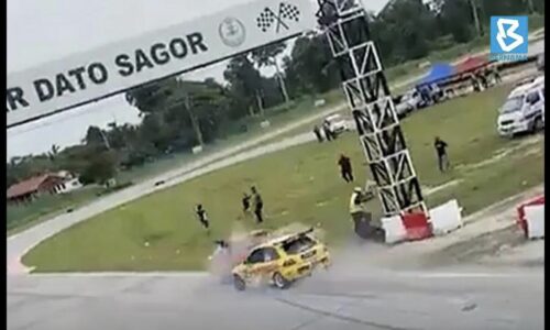 Kerajaan Negeri tunggu laporan penuh kes penonton maut dilanggar kereta lumba