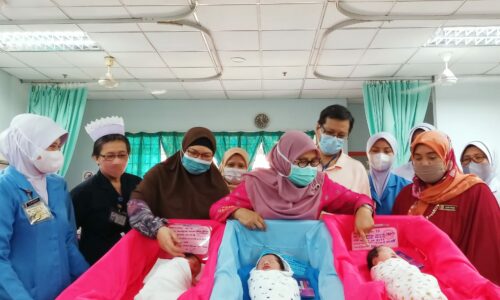 Enam bayi tahun baharu dilahirkan di Hospital Melaka