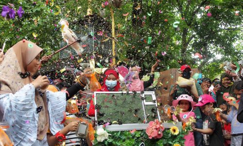 500 ekor rama-rama dilepaskan tanda terima kasih