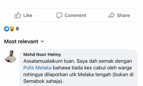 ‘Jangan ada lagi warga Rohingya di Melaka’ – Adun Duyong