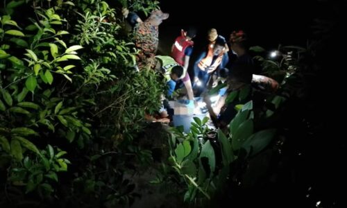 Sesat di hutan, mayat ditemui di air terjun