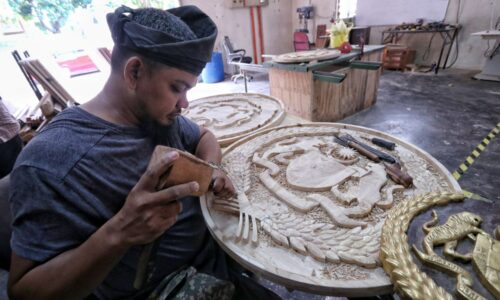 Jata Istana Negara ‘Made in Melaka’