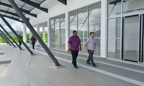 Terminal Bas Pulau Sebang Sentral siap 85 peratus