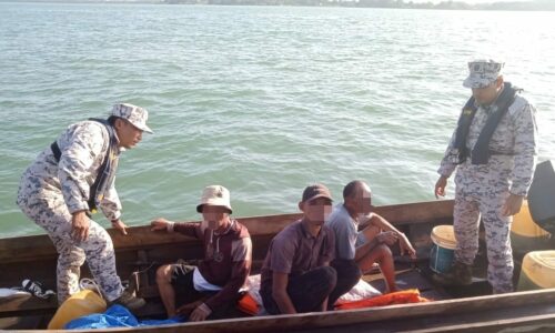 Tiga lelaki Indonesia ditahan seludup keluar secara haram