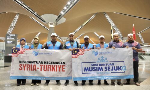 Peduli Insan gerak misi kemanusiaan salur bantuan mangsa gempa bumi di Syria dan Turkiye