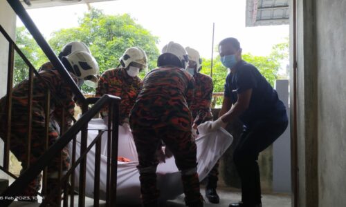 Usung lelaki 140kg dari tingkat empat guna cadar