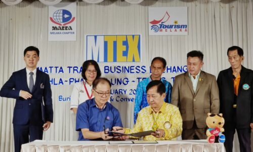 MATTA Melaka jalin kerjasama dengan tujuh Persatuan Pelancongan Selatan Thailand