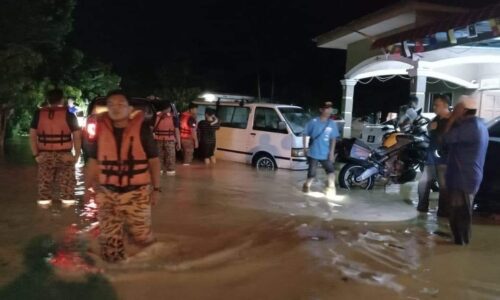 179 mangsa banjir dipindahkan ke empat PPS di Larut Matang dan Selama