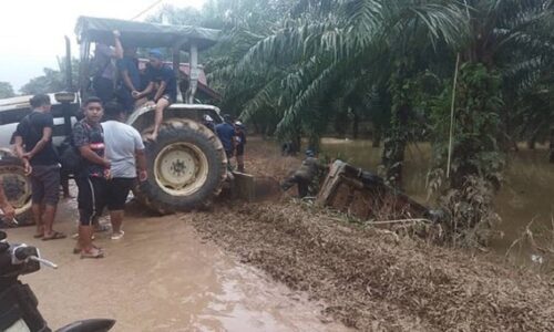 Warga emas ditemukan maut dalam kereta selepas banjir surut