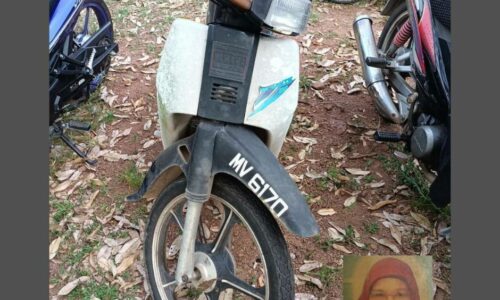 Ajal isteri, motosikal rempuh monyet