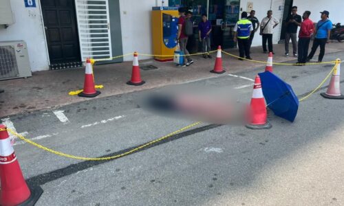 Warga emas maut terjun tingkat 8 UTC