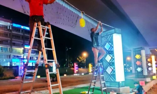 Lampu ketupat, kelip-kelip indahkan kawasan MPHTJ