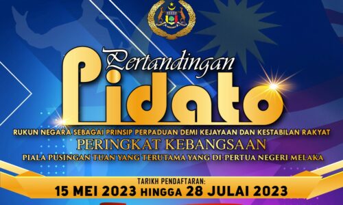 Pidato Rukun Negara Peringkat Kebangsaan: Pendaftaran dibuka 15 Mei hingga 28 Julai