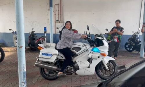 Wanita hamil 5 bulan mengidam naik ‘kuda putih’