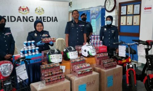 Kastam Melaka tumpas penyeludupan RM6.5 juta