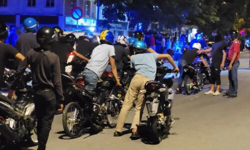 Pempengaruh antara 284 ditahan malam raya