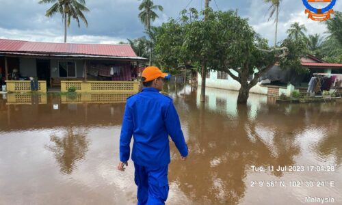 33 mangsa banjir di Jasin dipindahkan ke PPS