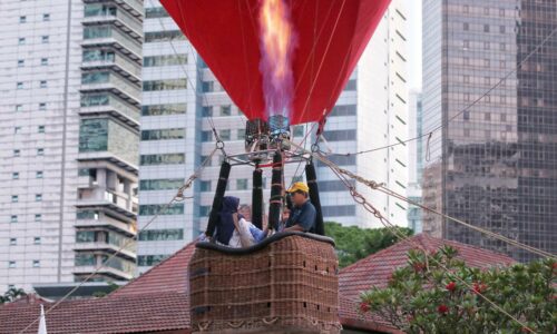 Atuk ‘pilot’ belon udara panas
