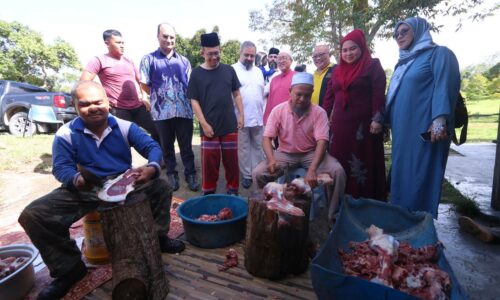 Madrasah Tahfiz Ulum An-Nur kongsi rezeki agih daging korban