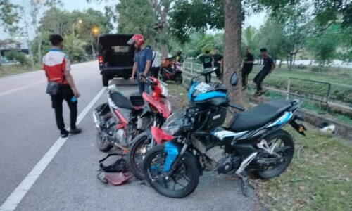 Dua motosikal bertembung, kontraktor maut