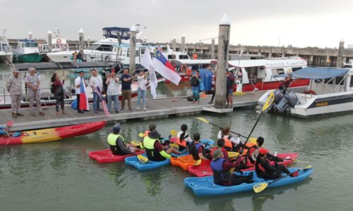 23 peserta berkayak sejauh 42 km, pra-kempen TMM2024