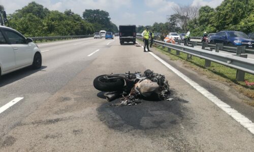 Penunggang motosikal berkuasa tinggi maut terbabas