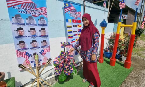 Merdeka 66 :Guna bahan kitar semula luah rasa cinta pada negara