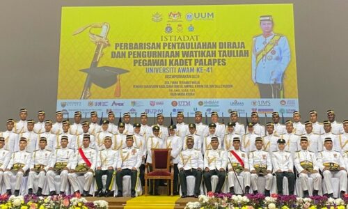 34 mahasiswa UTeM ditauliahkan Leftenan Muda RAW
