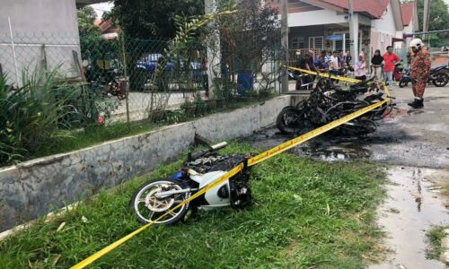 Kebakaran enam motosikal tiada unsur jenayah