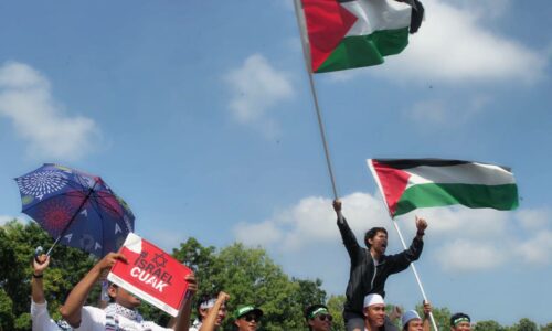 Lebih 5,000 hadir Himpunan Satu Juta Pembela Palestin di Melaka