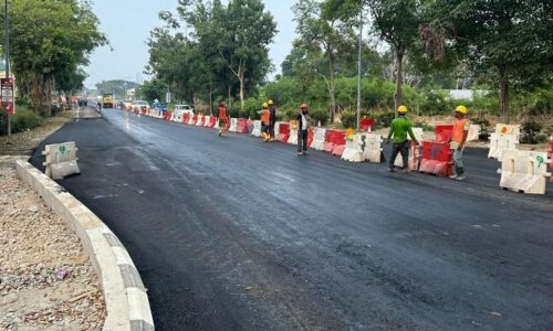 Bulatan Ayer Leleh siap sepenuhnya Sabtu ini