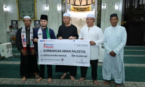 500 jemaah imarahkan Qiamullail dan Solat Hajat Keamanan Palestin