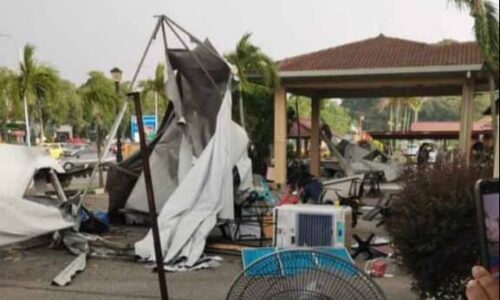 Ribut tidak jejas operasi Klinik Kesihatan Masjid Tanah