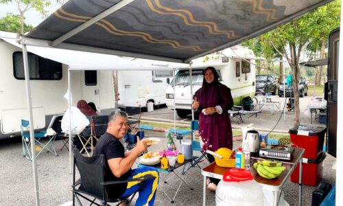 Penginapan karavan untuk pelancong ke Melaka